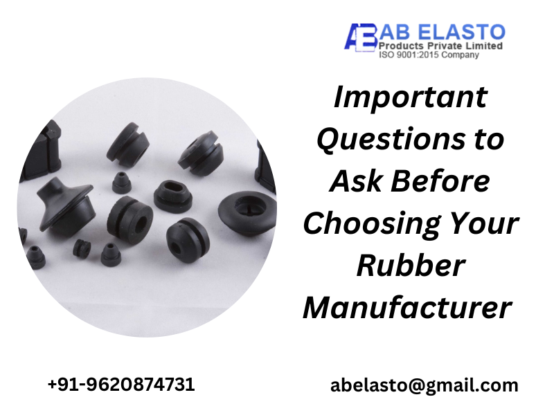 Manufacturer of Industrial Rubber Products in India